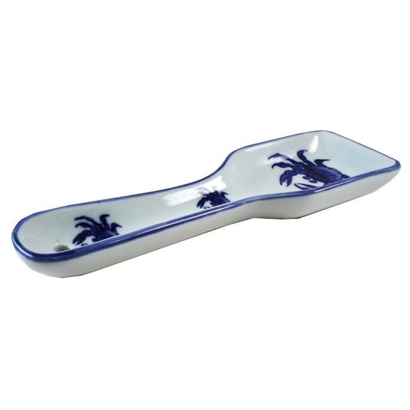 Chesapeake Blue Crab Kitchen Porcelain Stovetop Spoonrest - Picture 2 of 5
